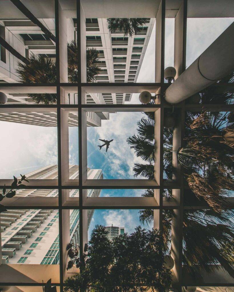 Kendall Miami business district with offices and local companies